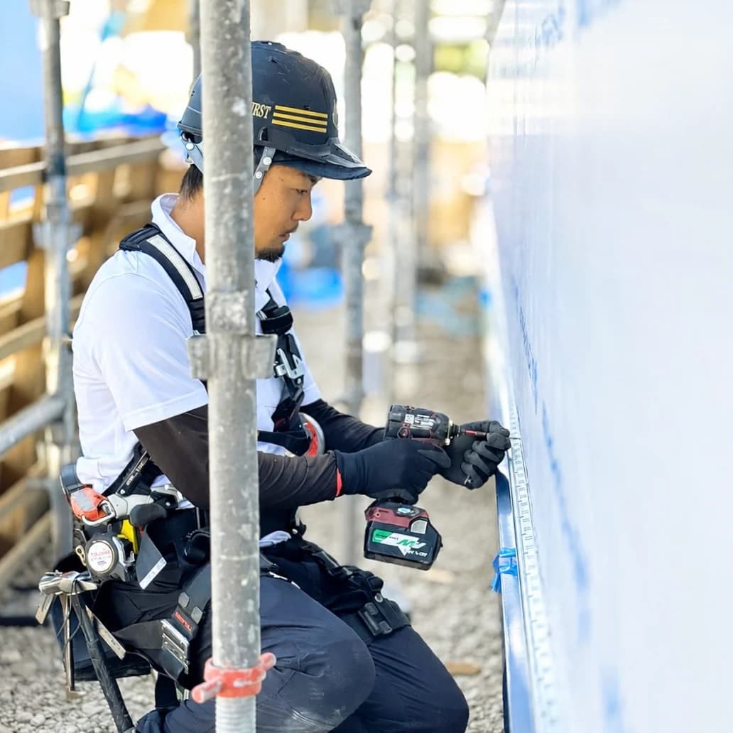 一般建築工事の施工現場